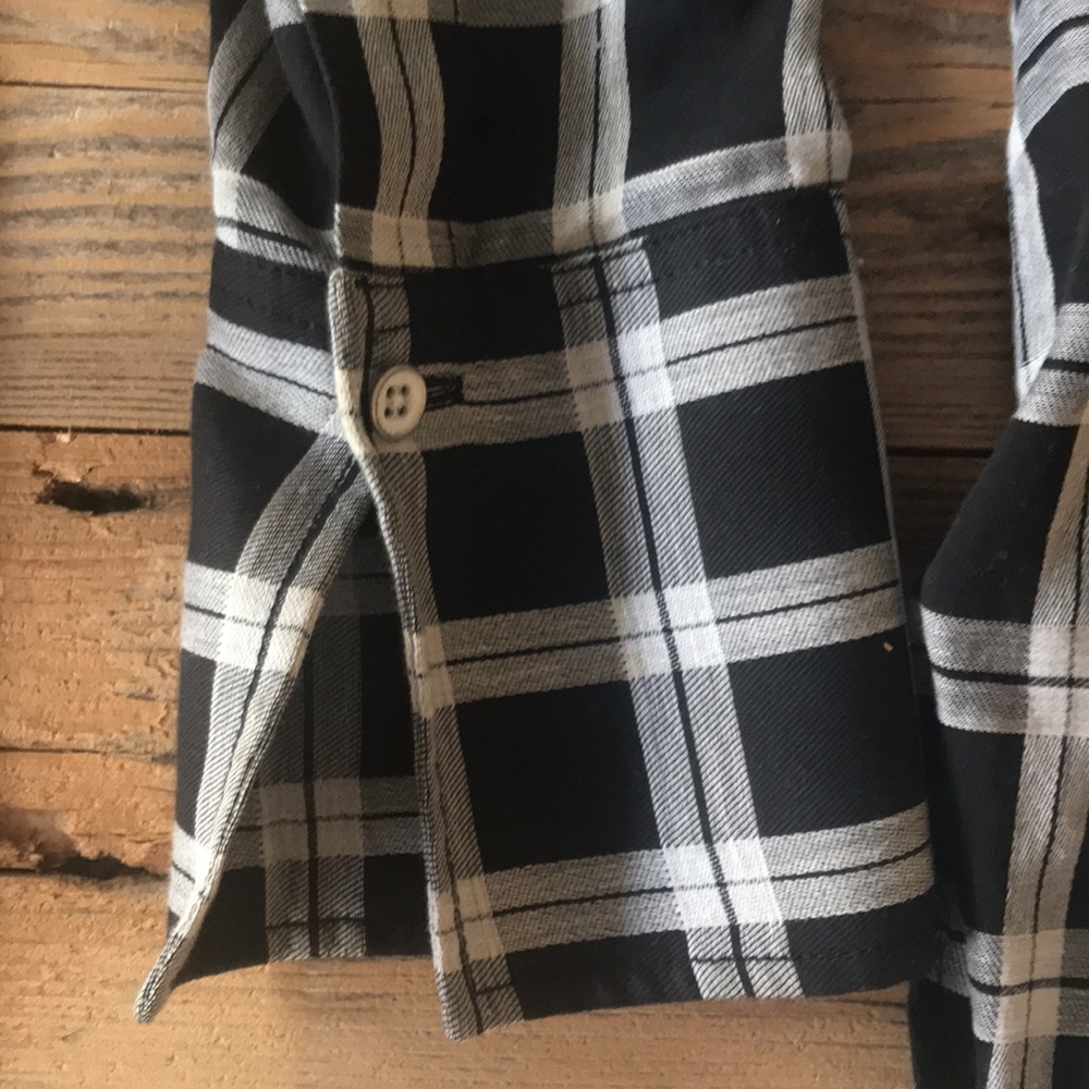 Rag And Bone Window Pane Pattern Blouse. Xs - image 3